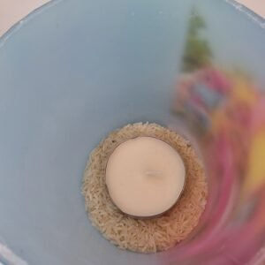 Light Blue Candle Lantern – Island Alley - Image 3