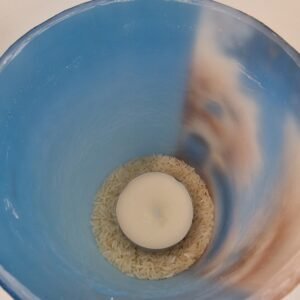 Blue Candle Lantern – Beach House - Image 3