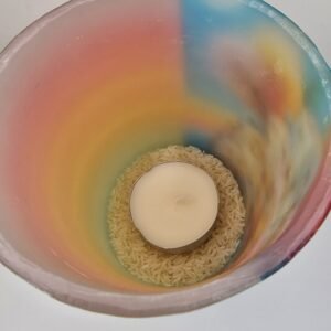 Iridescent Candle Lantern – Houses on the Bay - Image 3