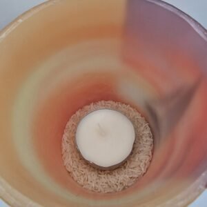 Orange Candle Lantern – Boat at Sunset - Image 3